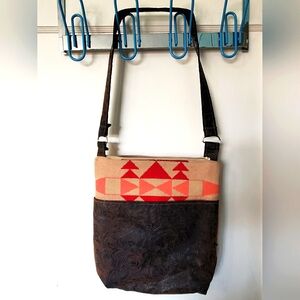 Custom Made Western Cowhide Pendleton Bag 🐎💖💙🧡